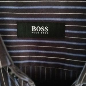 Open collar button down long sleeve